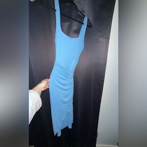 NEW ARITZIA Blue wrap dress, the long version